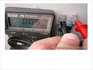 Ahora, si tengo un tester, para mayor seguridad, compruebo las
conexiones (en este caso 0,5 ohmios, depende de la longitud del
cable)
 