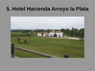 5. Hotel Hacienda Arroyo la Plata
 