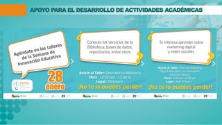 APOYO PARA EL DESARROLLO DE ACTIVIDADES ACADÉMICAS
 