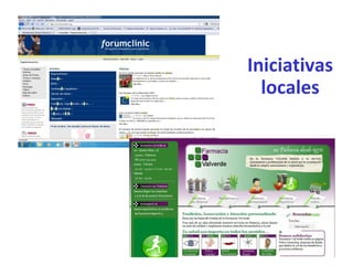 Iniciativas
locales
 