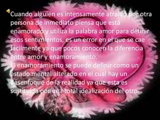 Primer principio: El enamoramiento de los adolescentes no es un compromiso definitivo, sino un aprendizaje. Es el momento del diálogo, del conocimiento mutuo y no de la iniciación sexual.Segundo Principio:La frecuencia. Se pueden dar algunas reglas:Durante la semana es tiempo de estudiar. Se aconseja que se vean el fin de semana.Tenemos que decir No a las visitas diarias. 