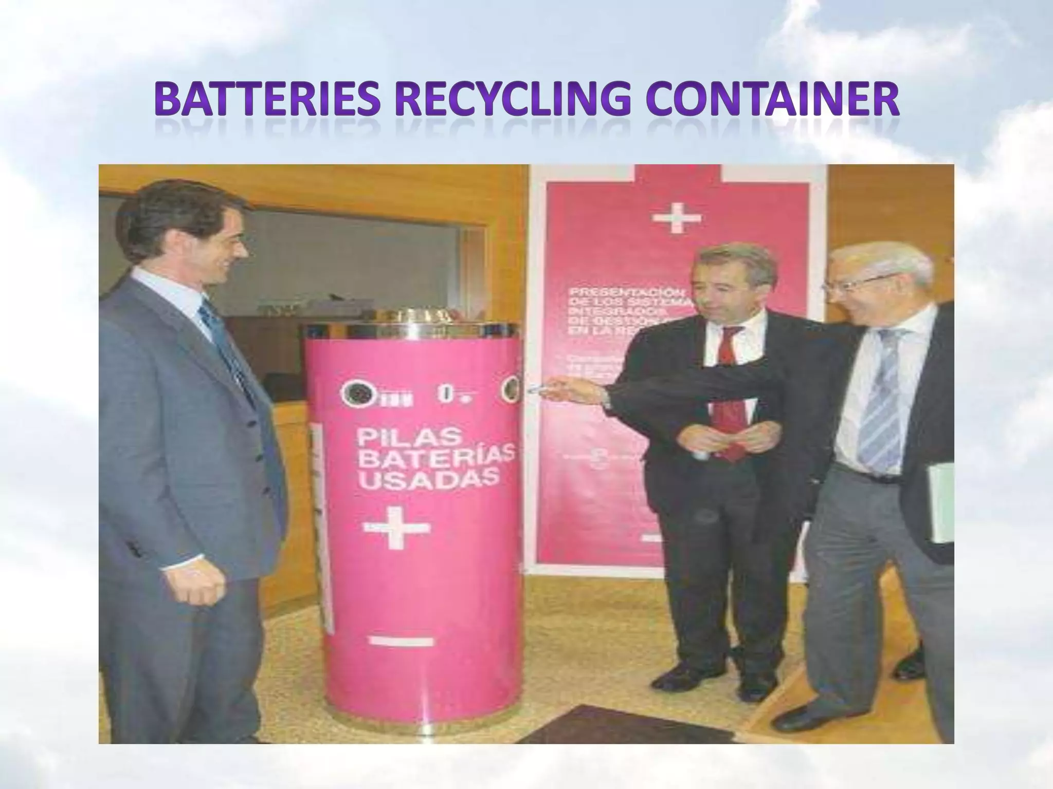 BatteriesrecyclingContainer