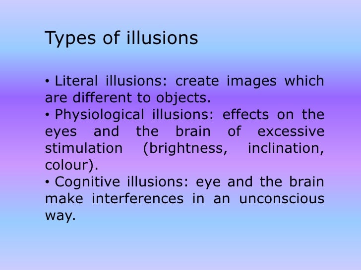 Optical illusions