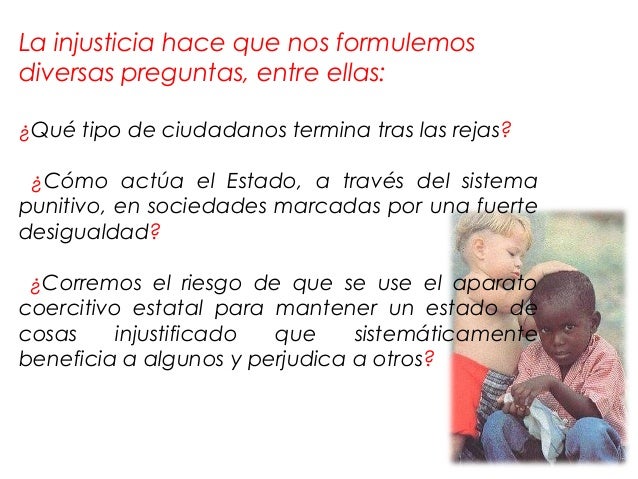 Presentación injusticia de la justicia
