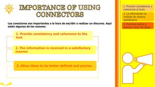 Connectors in English | PPTX