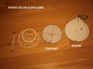 PARTES DE UN ASTROLABIO




                                    MADRE
                          TIMPANO
 