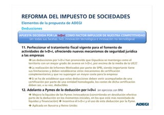 Presentación propuesta ADEGI nuevo Impuesto de Sociedades en JJ.GG Gipuzkoa
