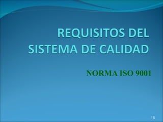 NORMA ISO 9001 