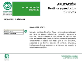 Fomentar el conocimiento de la cultura local en el visitante: gastronomía,  información de la zona, espectáculos propios de la zona.TURISMO RESPONSABLE:LA OPCIÓN DE FUTURO