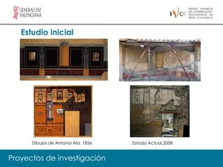 Estudio inicial




      Dibujos de Antonio Ala, 1856   Estado Actual,2008


Proyectos de investigación
 