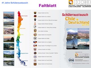 41 Jahre Schüleraustausch Werbung für die Gastelternsuche in Deutschland Faltblatt 