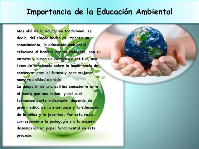 educación ambiental