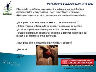 Normas Generales de ConductaPeriodo de prueba, realismo sobre el tratamiento y pronóstico Dx funcional y estructural no etiquetativo.