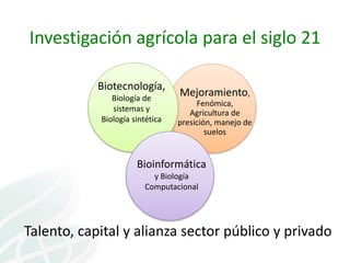 Presentación joe tohme casa abierta ciat 2013