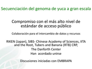 Presentación joe tohme casa abierta ciat 2013