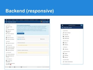 Backend (responsive)
 