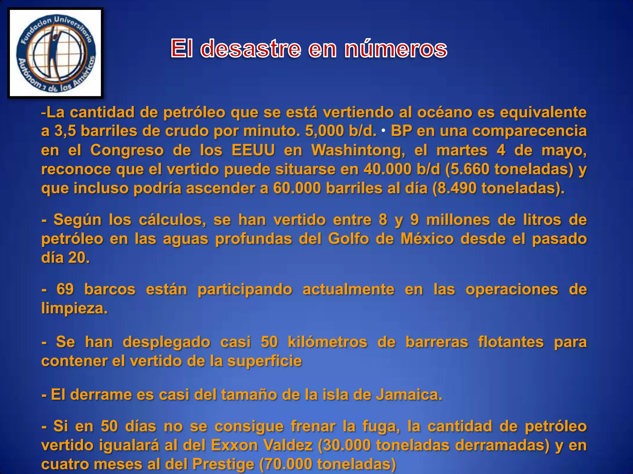  Operaba en aguas de hasta 2.400 metros de profundidad, y tenía una profundidad máxima de perforación de 9.100 metros. 