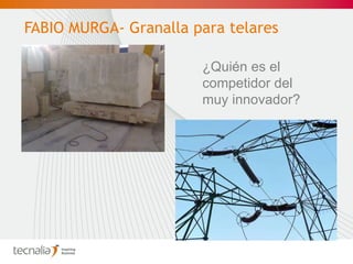 FABIO MURGA- Granalla para telares ¿Quién es el competidor del muy innovador? 