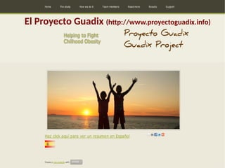 El Proyecto Guadix (http://www.proyectoguadix.info)
 