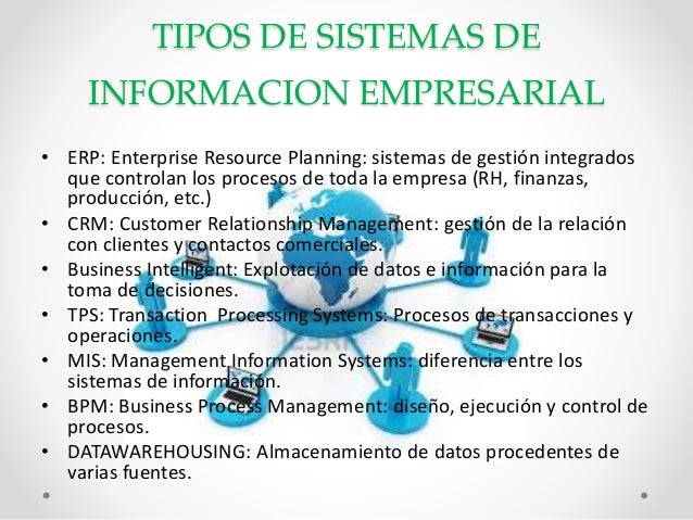 Los Sistemas de Información Empresarial