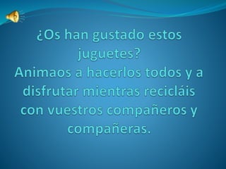 Presentación juguetes actividad 4