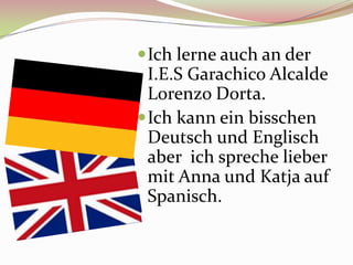 Ich bin Einzelkind Ich Komme aus Teneriffa. Ich wohne in Garachico.