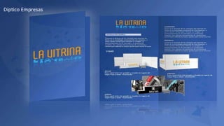 VISUAL TRÍPTICO Díptico Empresas 