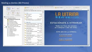 Mailing a clientes (BD Presto) 