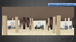 Módulo exhibición autos 