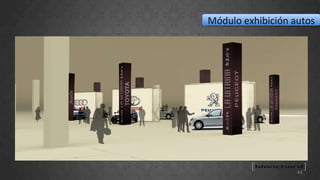 Módulo exhibición autos 