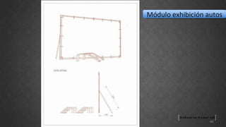 Módulo exhibición autos 