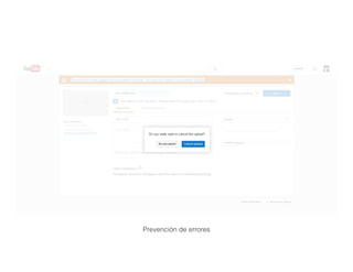 Prevención de errores
 