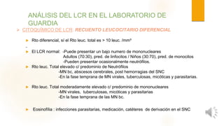 Lcr Normal Range Presentación LCR final.ppt