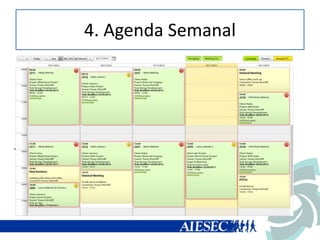 4. Agenda Semanal
 