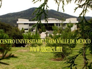 CENTRO UNIVERSITARIO UAEM VALLE DE MÉXICO www.uaemex.mx 