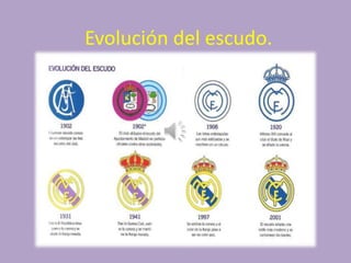 Evolución del escudo.

 