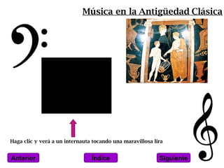 Música en la Antigüedad Clásica




Haga clic y verá a un internauta tocando una maravillosa lira


Anterior                        Índice                     Siguiente
 