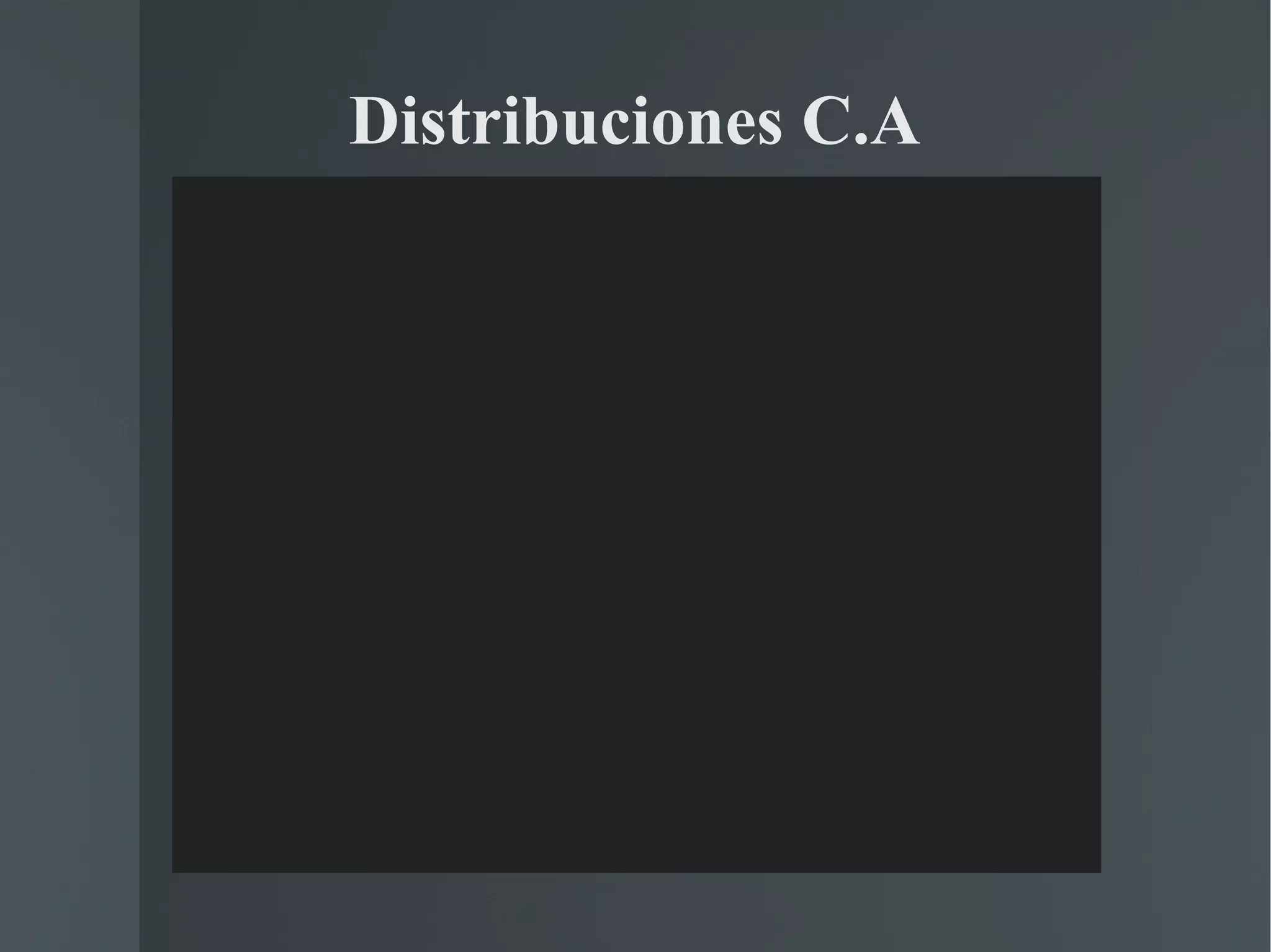 Distribuciones C.A 