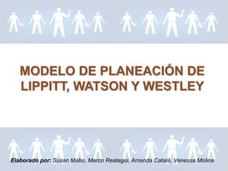 MODELO DE PLANEACIÓN DE
LIPPITT, WATSON Y WESTLEY
Elaborado por: Susan Mabo, Marco Reategui, Amanda Catalá, Vanessa Molina
 