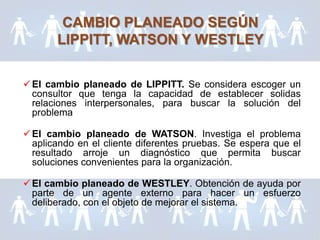 Presentación lippit, watson, westley mckinsey