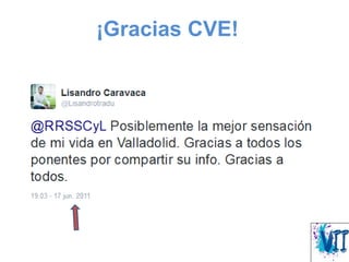 ¡Gracias CVE!
 
