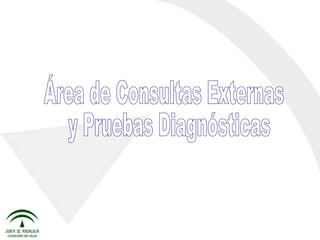 Área de Consultas Externas y Pruebas Diagnósticas 