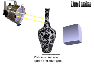 Però no s’iluminen
igual de tot arreu igual.
 