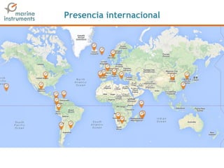 Presencia internacional
 