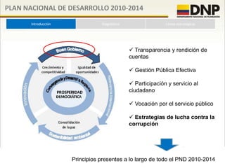 DNP - Presentación anticorrupción