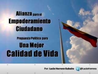 Presentación Lucio Herrera - Alianza por la Calidad de Vida de Venezuela