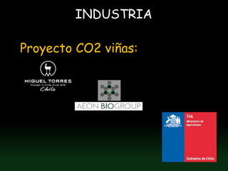 INDUSTRIA

Proyecto CO2 viñas:
 