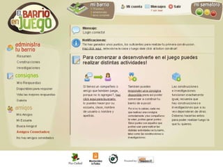 Presentación Juego para el plan ceibal