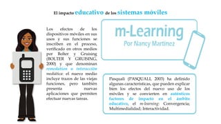 m-Learning 
Perspectivas futuras del eLearning 
Curso: Introducción y Fundamentos del e-Learning 
Tutor Virtual: Ing. Miguel Morales 
Maestrante: Nancy Martínez 
Carnet: 20053005 
Guatemala, diciembre de 2014.  