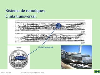 Sistema de remolques.
Cinta transversal.

Cinta transversal.

Seite 71

04.03.2005

Olivier Kraft, Project Engineer EPB-Machines, Madrid

 